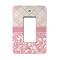 Modern Plaid & Floral Rocker Style Light Switch Cover