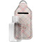 Modern Plaid & Floral Hand Sanitizer & Keychain Holder - Large (Personalized)