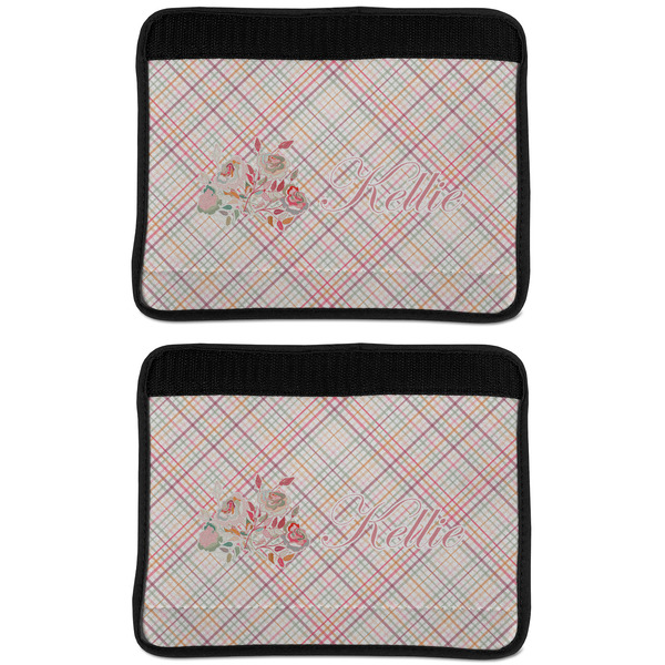 Modern Plaid & Floral Seat Belt Cover (APPROVAL Update)