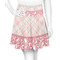 Modern Plaid & Floral Skater Skirt (Personalized)