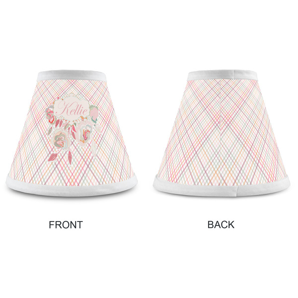 Modern Plaid & Floral Small Chandelier Lamp - Approval