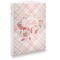 Modern Plaid & Floral Softbound Notebook (Personalized)