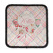 Modern Plaid & Floral Iron On Square Patch w/ Name or Text