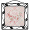 Modern Plaid & Floral Square Trivet (Personalized)