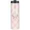 Modern Plaid & Floral Stainless Steel Skinny Tumbler - 20 oz (Personalized)