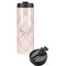Modern Plaid & Floral Stainless Steel Tumbler