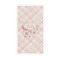 Modern Plaid & Floral Guest Paper Towels - Full Color - Standard (Personalized)
