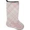 Modern Plaid & Floral Holiday Stocking - Neoprene (Personalized)