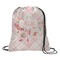Modern Plaid & Floral String Backpack