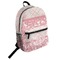 Modern Plaid & Floral Student Backpack Front