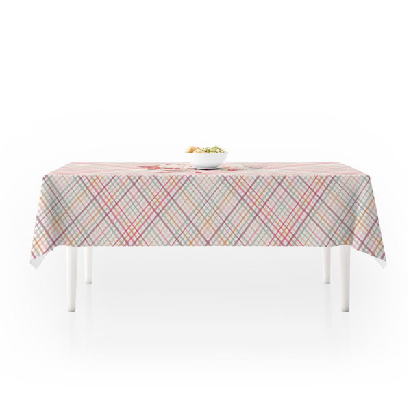 Modern Plaid & Floral Tablecloths (58"x102") - MAIN