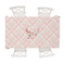 Modern Plaid & Floral Tablecloth - 58"x102" (Personalized)