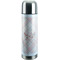 Modern Plaid & Floral Stainless Steel Thermos (Personalized)
