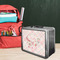 Modern Plaid & Floral Tin Lunchbox - LIFESTYLE