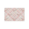 Modern Plaid & Floral Tissue Paper - Heavyweight - Small - Front