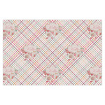Modern Plaid & Floral Tissue Paper Sheets - X-Large - Heavyweight (Personalized)