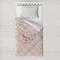 Modern Plaid & Floral Toddler Duvet Cover w/ Name or Text
