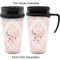 Modern Plaid & Floral Travel Mugs - with & without Handle