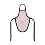 Modern Plaid & Floral Bottle Apron (Personalized)