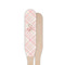 Modern Plaid & Floral Wooden Food Pick - Paddle - Single Sided - Front & Back
