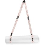 Modern Plaid & Floral Yoga Mat Strap (Personalized)