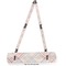 Modern Plaid & Floral Yoga Mat Strap With Full Yoga Mat Design
