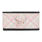 Modern Plaid & Floral Leatherette Ladies Wallet (Personalized)