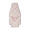 Modern Plaid & Floral Zipper Bottle Cooler (Personalized)