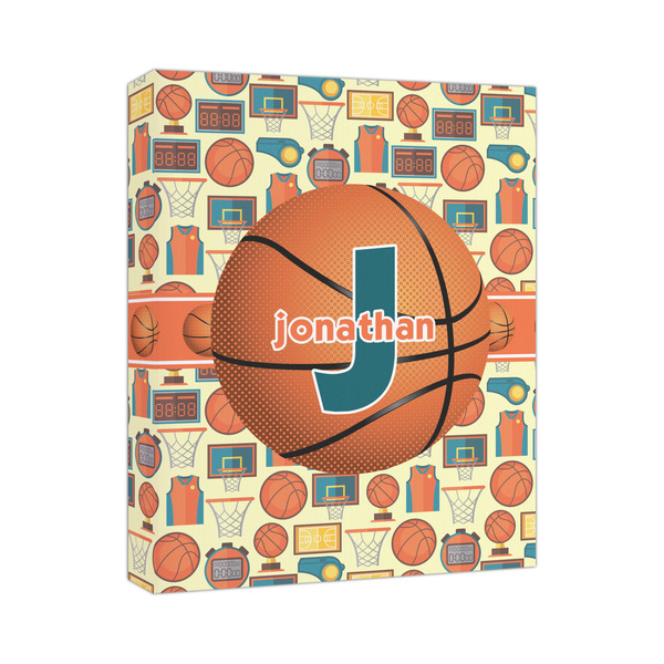 Custom Basketball Canvas Print - 11x14 (Personalized)