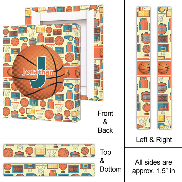 Basketball 11x14 - Canvas Print - Approval