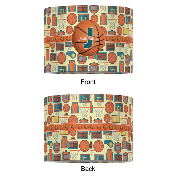 Basketball 12" Drum Lampshade - APPROVAL (Fabric)