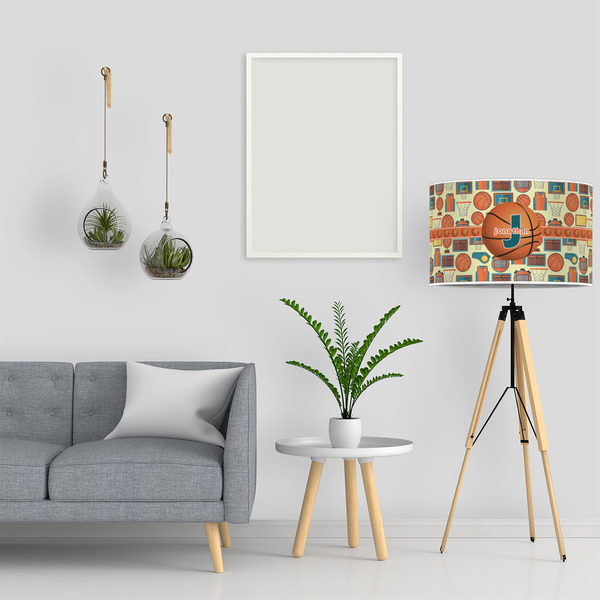 Basketball 12" Drum Lampshade - LIFESTYLE