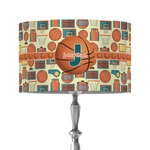 Basketball 12" Drum Lamp Shade - Fabric (Personalized)
