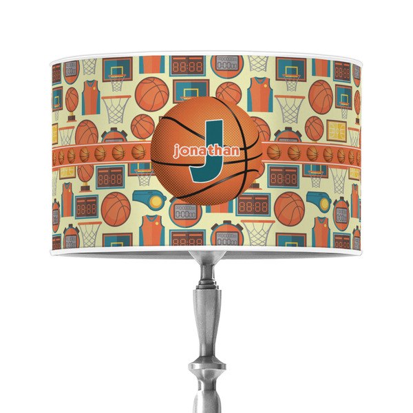 Custom Basketball 12" Drum Lamp Shade - Poly-film (Personalized)