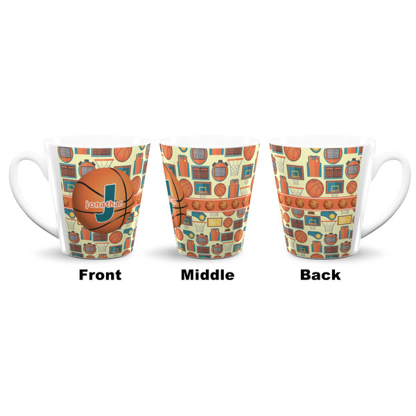 Basketball 12 Oz Latte Mug - Approval