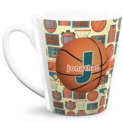 Basketball 12 Oz Latte Mug (Personalized)