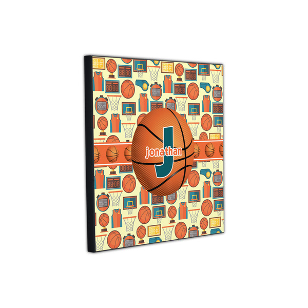 Basketball 12x12 Wood Print - Angle View