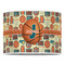 Basketball 16" Drum Lampshade - FRONT (Poly Film)