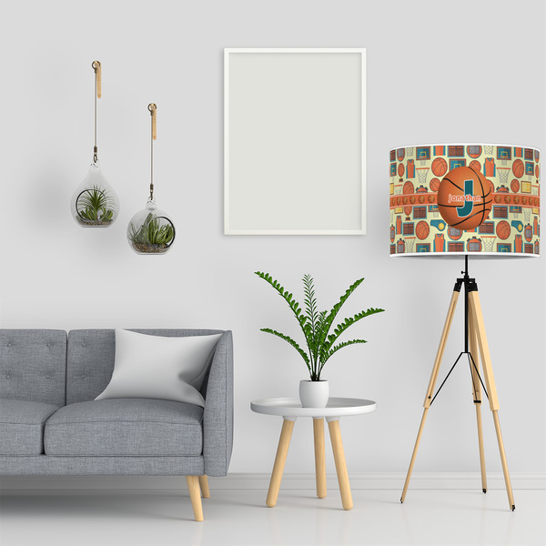 Basketball 16" Drum Lampshade - LIFESTYLE