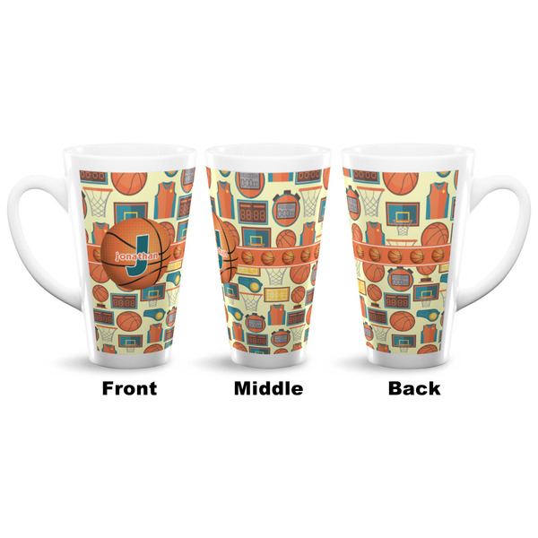 Basketball 16 Oz Latte Mug - Approval