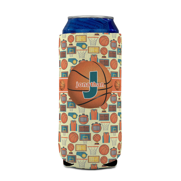Basketball 16oz Can Sleeve - FRONT (on can)