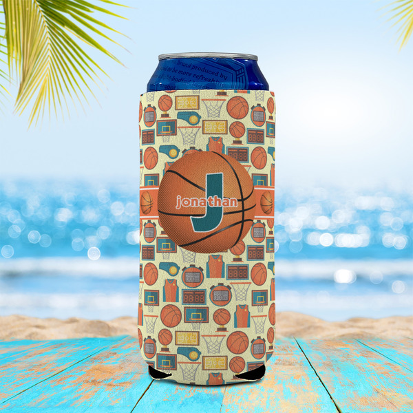 Basketball 16oz Can Sleeve - LIFESTYLE