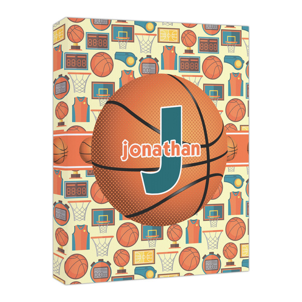 Custom Basketball Canvas Print - 16x20 (Personalized)