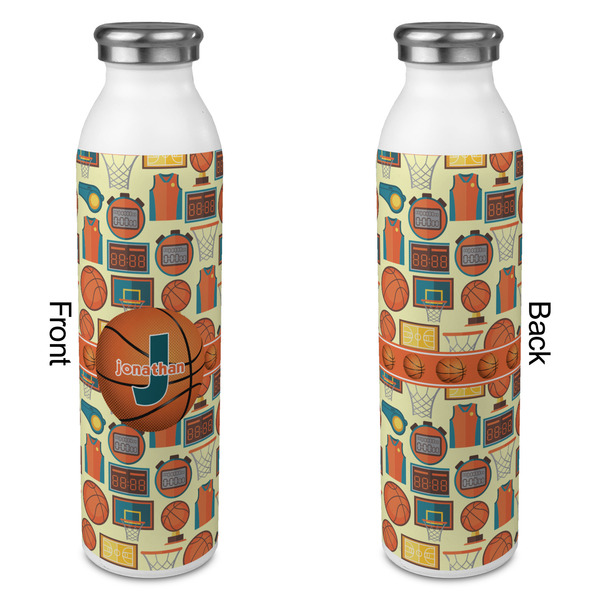Basketball 20oz Water Bottles - Full Print - Approval