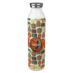Basketball 20oz Stainless Steel Water Bottle - Full Print (Personalized)