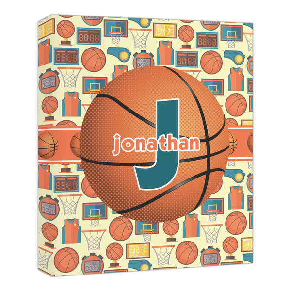 Custom Basketball Canvas Print - 20x24 (Personalized)