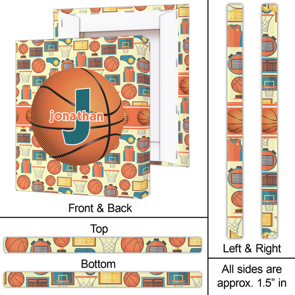 Basketball 20x24 - Canvas Print - Approval