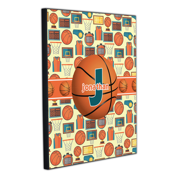 Basketball 20x24 Wood Print - Angle View