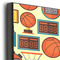 Basketball 20x24 Wood Print - Closeup