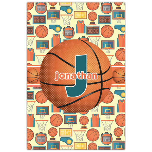 Basketball 20x30 - Canvas Print - Front View